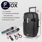 Portable Bluetooth Pa Speaker System 1000w Wireless Karaoke Loudspea