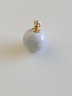 Natural Burmese Light Purple Jade Round Pendant 