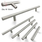 Stainless Steel Brushed Nickel T Bar Kitchen Cabinet Handles Pulls 2 - 16 