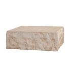 Mgo Mid-century Round Centre Coffee Table Vintage Faux Stone Sofa Pre-modern Cof