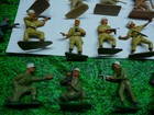 Ww2 Lot 18 French Army  Plastic Vintage 1 32 Rare        