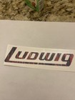 Ludwig Phychedelic Faded Vintage 70   s Logo -bass Drum Quality Item easy Install 