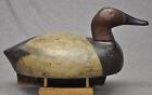 Ernest Miller Canvasback Drake Duck Decoy 1920 s Personal Hunting Rig Branded Op