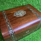 Rosewood Antique Victorian Sewing Box Complete With Tray