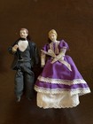 1 12 Victorian Vintage Porcelain Dollhouse Couple Doll Miniature