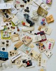 15  Lbs Button Lot Vintage Mixed Wood Pearl Bakelite Celluloid Metal New   Used
