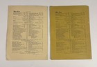Pair 1903 Steamboat Menus Chester W Chapin   City Of Lowell Original