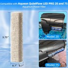 Aquaneat Replacement Ammonia Reducer Pads Compatible With Aqueon Gray  6 Pcs 