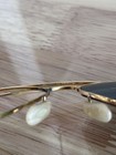 Vintage Ray-ban Bausch   Lomb Gold Aviator Sunglasses For Parts Or Repair