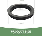 4 Pcs Hub Centric Rings  60 1mm Id To 73 1mm Od Plastic Hubrings For Fill Gaps