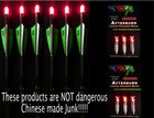 New 6 Victory Crossbow Bolts   6 Red Lighted Nocks   20  Or 22  V6 Sport Model