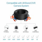 Zosi 60ft Cctv Bnc Video Power Cable For Security Camera System Dvr Wire Cord