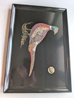 Mcm Couroc Of Monterey Pheasant Serving Tray-hand Inlaid Wood   Brass-18  X 12 