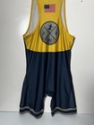 Blue Nike Michigan Border Brawl Wrestling Singlet Size Medium