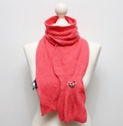 Beautiful Blumarine Baby Jeans Viscose Angora Pink Scarf 5 Anni