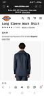  Dickies Men s 574 Long Sleeve Twill Work Shirt Navy Blue Original Fit  Medium