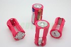 4pcs  Parallel Battery Adapter Holder 1 5v Case Box Converter 4 Aaa To 1 C Size