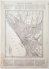 1914 Cleveland Ohio City Map Antique Atlas Sheet Collier Transportation E14