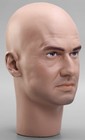 Mannequin Male Head Lifesize Realistic Hand Painted Model Te32    New