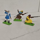Britains Deetail Infantry Plastic Toy Soldier Figures 1971 Set Of 3