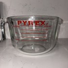 Pyrex Glass Liquid Measuring 8 Cup 64 Oz 2 Quart Liter Clear Red Letters-usa