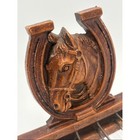 Vintage Style Horse Head Horseshoe Wall Hook Rack Rustic Western Decor