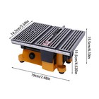 110v Mini Table Saw Bench Cutter Metal Wood Glass Stone Sawing Cutting Machine