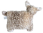 Pottery Barn Kids Pillow Fawn Deer Plush  Animal Woodland Brown White Spotted 