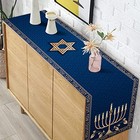Hanukkah Table Runner Chanukah Menorah Star Of David Jewish Festival Holiday