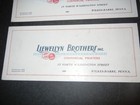4 Ink Blotters Llewellyn Brothers Printers Wilkes-barre   Pennsylvania Free Ship