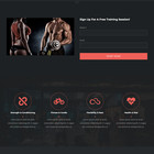 Gym Website Design With Free Vps Web Hosting And Installation