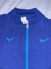 Nike Dri-fit Rafa Nadal Tennis Jacket Men   s Size Large Blue Dv2885-492  105 Nwt