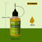 Liquid Soldering Flux For Electronics  No Clean Rosin Flux  Dropper Squeeze Bott