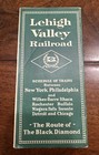 Railroad Train Track System Public Timetable Lehigh Valley 1939 Black Diamond