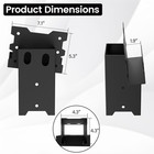 Deer Blind Brackets  Outdoor 4 X 4 Platform Bracket  12   14 Gauge Steel Elevato