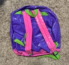 Rare Vintage 90s Lisa Frank Violet   Velvet Puppies Plastic Backpack