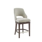 Jillian Counter Stool With Swivel Seat  Cream