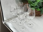 Set Of 6 Moet   Chandon French Champagne Glasses Flutes Crystal Stemware