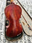 Antique Stradivarius Copy 4 4 Violin - Marked  anno 1716    W  Wooden Case