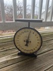 Vintage Antique Hanson Bros Metal Scale - Black - Made In Chicago Usa