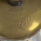 Vintage Justrite Carbide Miners Lamp Brass Mining Lantern Made In Usa