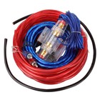 Car Audio Subwoofer Wiring Kit 1500w Amp Install With Rca   12 Gauge Power Cable