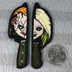      Chucky   Bride Embroidered Patch Child   s Play  Doll Horror Movie Iron Sew On