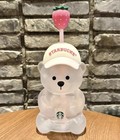 2026 New Starbucks Bearista Bear Cup Tumblers Strawberry Topper Baseball Cap