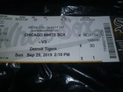Chicago White Sox Vs The Detroit Tigers Baseball Game Ticket Stub 9 29 19 2019