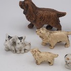 Lot Of Dog Figurine Porcelain Etc 