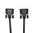 Audio Video Cable   Dvi Premium  Black Aluminum Mold  3ft