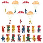 Manmel 40pcs Parachute Toy  Outdoor Flying Toy For Kids 3 4 5 6 7 8 9  Mini 