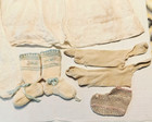 11pc Antique Vtg Baby Infant Children s Clothing Lot Dresses Socks Bonnet Trim