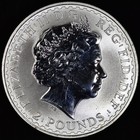 2002 1 Oz Silver Coin     Great Britain Britannia     999 Fine Scarce D    trusted   